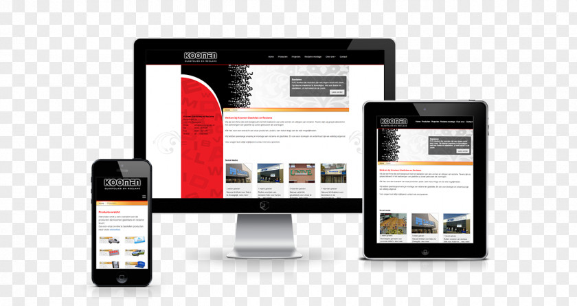 Smartphone GoforIT Responsive Web Design Koomen Glasfolies & Reclame Advertising PNG