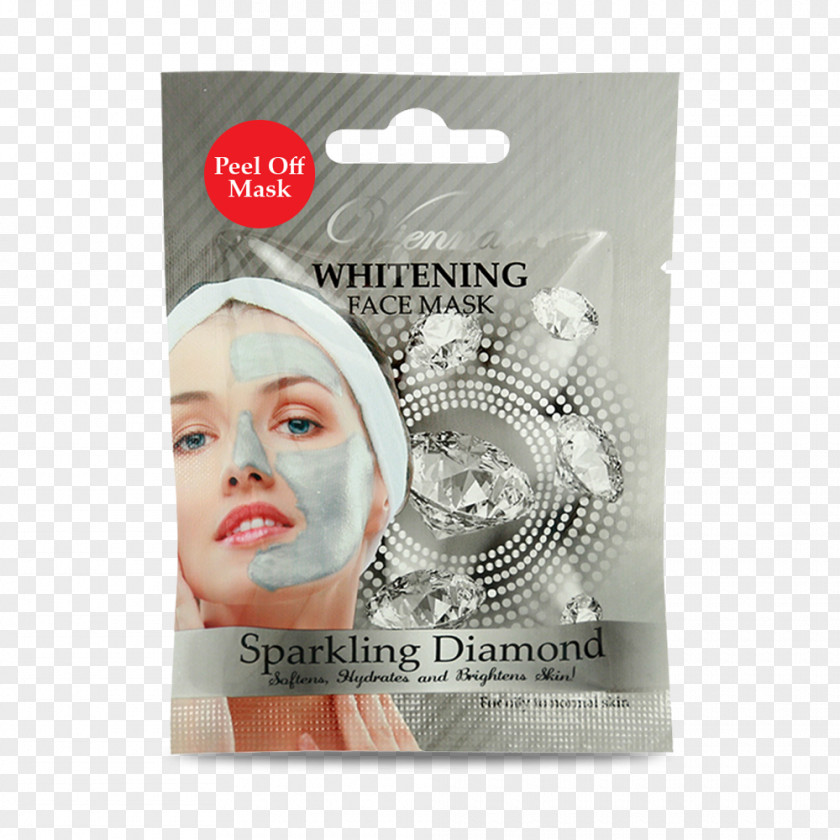 Sparkling Diamond Mask Blindfold Face Facial Exfoliation PNG
