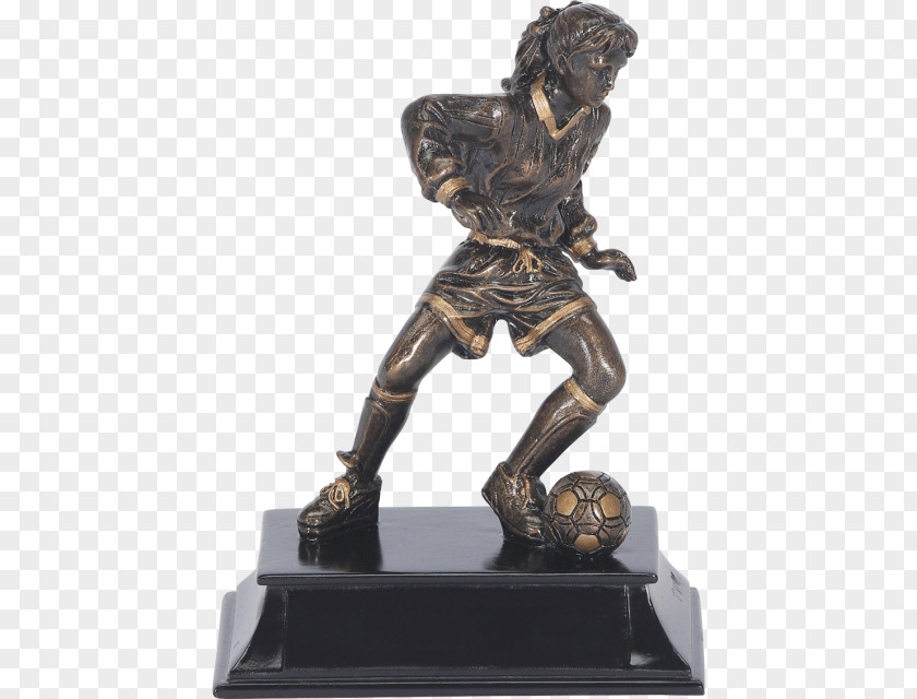 Action Sport Figurine Trophy Bronze Sculpture 1er Lugar Trofeos Y Medallas PNG
