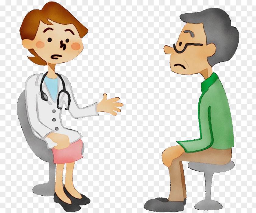 Cartoon Job Conversation Sharing Physician PNG