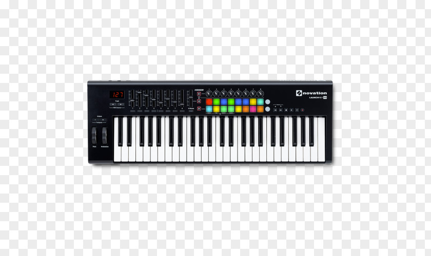 Computer Keyboard MIDI Controllers Novation Digital Music Systems Launchkey 49 MKII PNG keyboard MKII, key clipart PNG
