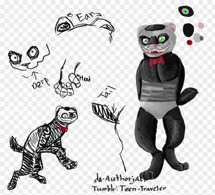 Enjoy The Expression. Cat Ferret Five Nights At Freddy's 2 DeviantArt Drawing PNG