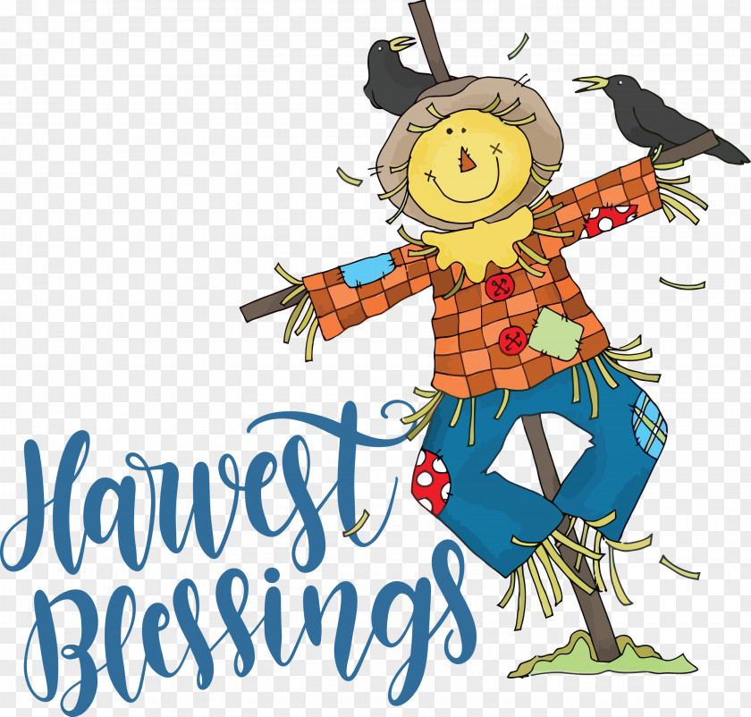 Harvest Blessings Thanksgiving Autumn PNG