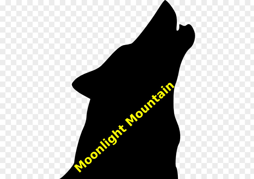 Moonlight Online Wolf Black Clip Art Mammal Logo PNG