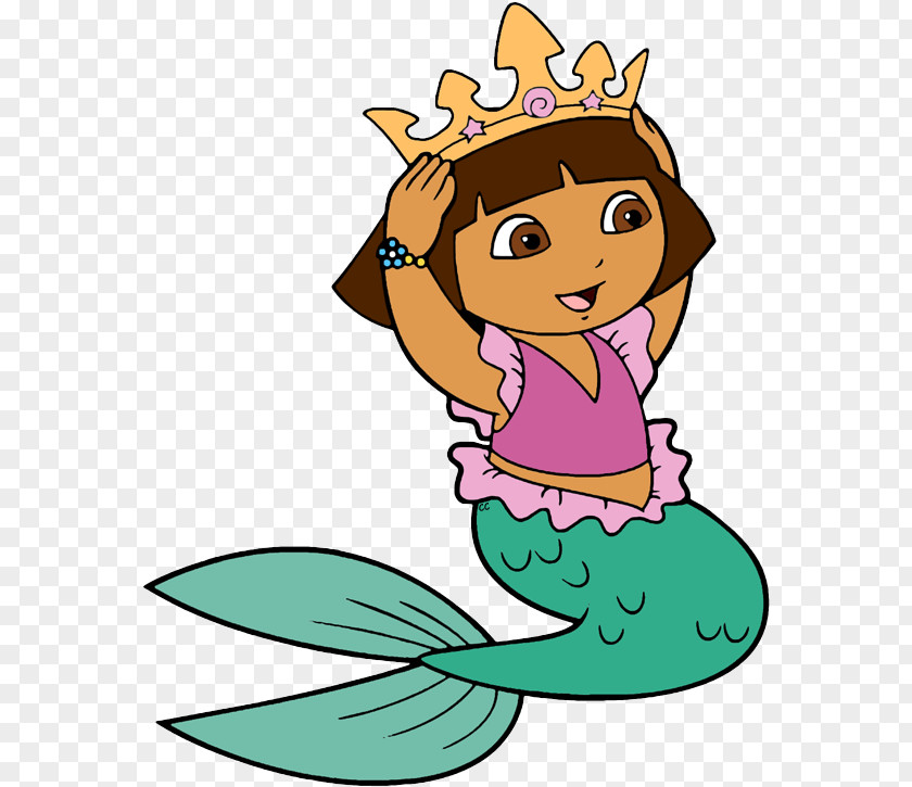 Pleased Dora And The Lost City Of Gold Little Mermaid PNG