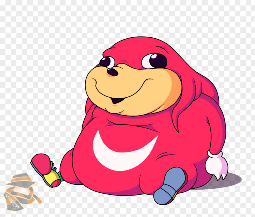 WAY Knuckles The Echidna YouTube VRChat Ugandan Dash PNG