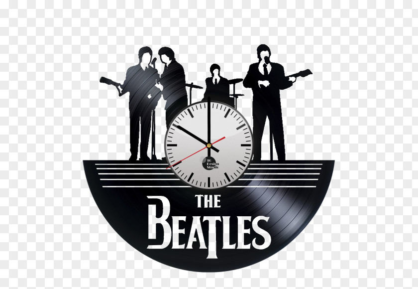 Beatles Fans The Phonograph Record Vinyl Wall Clock LP PNG