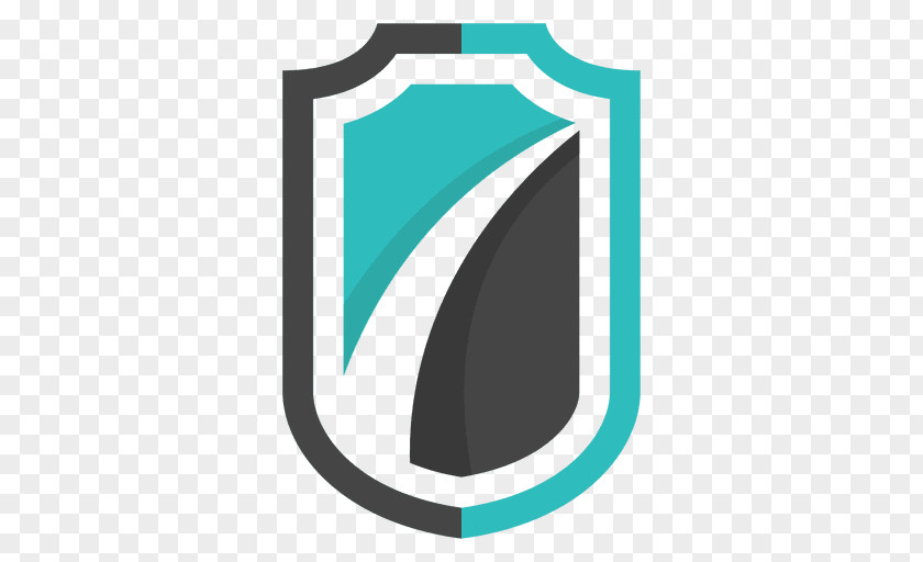 Flat Shield Logo PNG