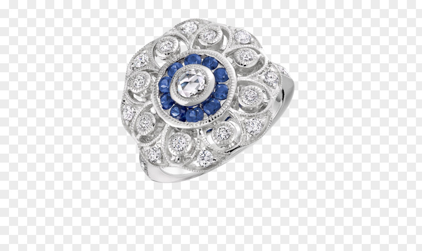 Sapphire Engagement Ring Diamond Jewellery PNG