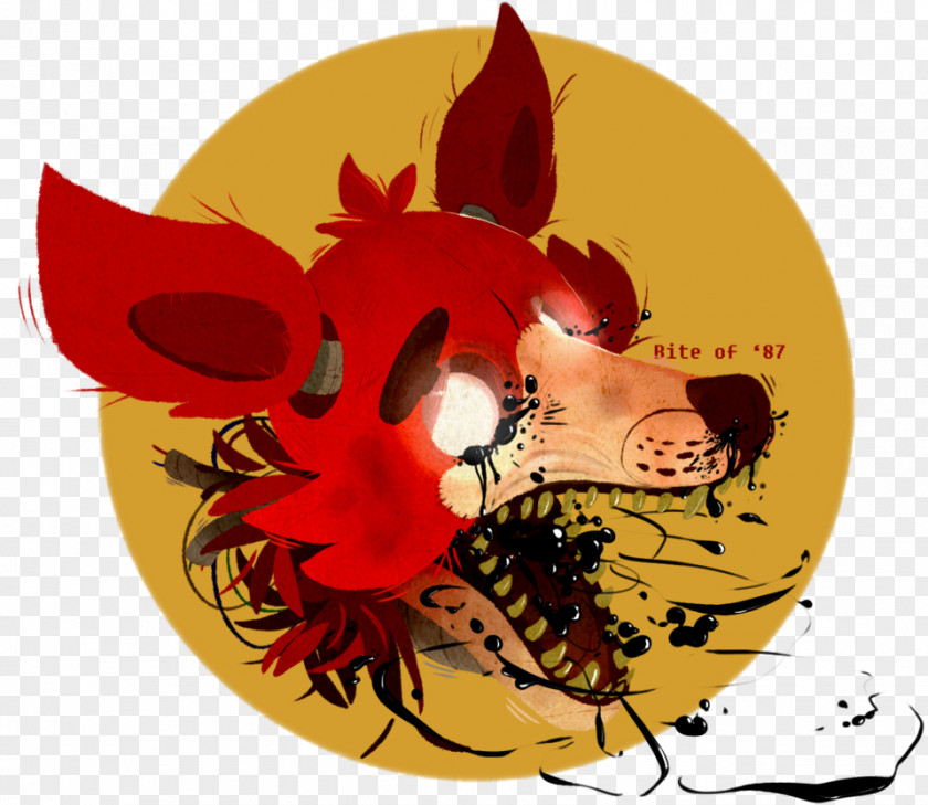 Animatronics Foxy Clip Art Illustration Flower Character Fiction PNG