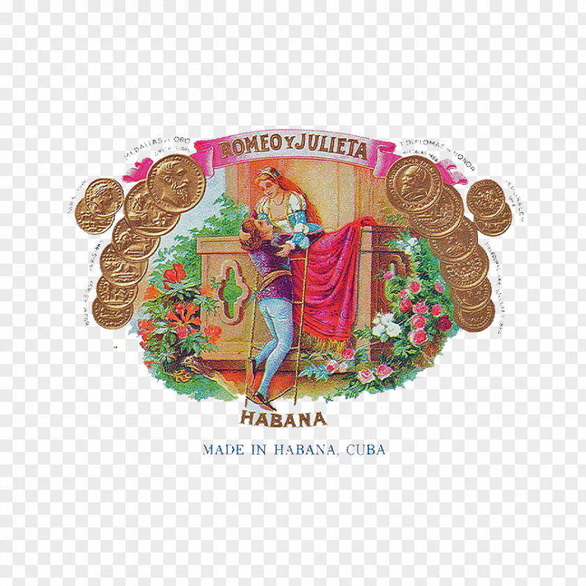 Cigar Box Romeo Y Julieta Habanos S.A. Montecristo PNG