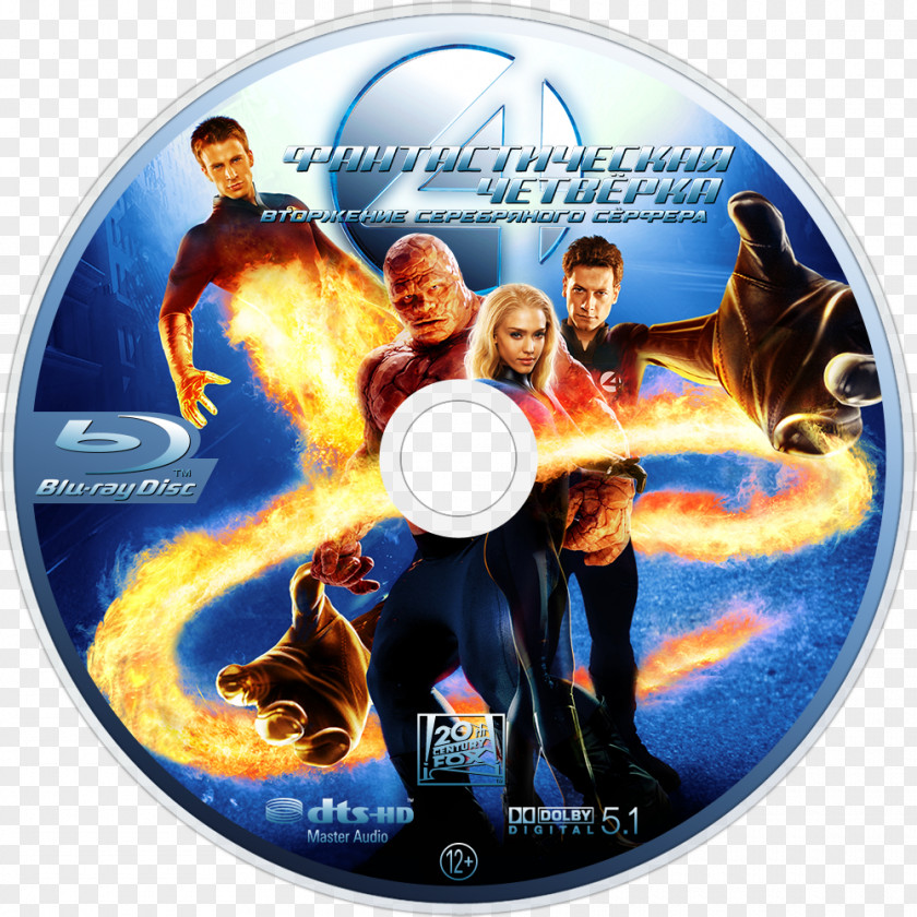 Invisible Woman Silver Surfer DVD Fantastic Four Film PNG