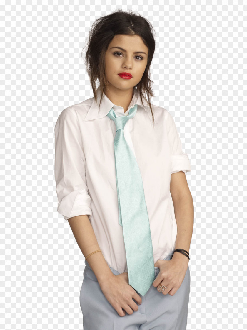 Selena Gomez T-shirt Hoodie Ruffle Blouse Collar PNG