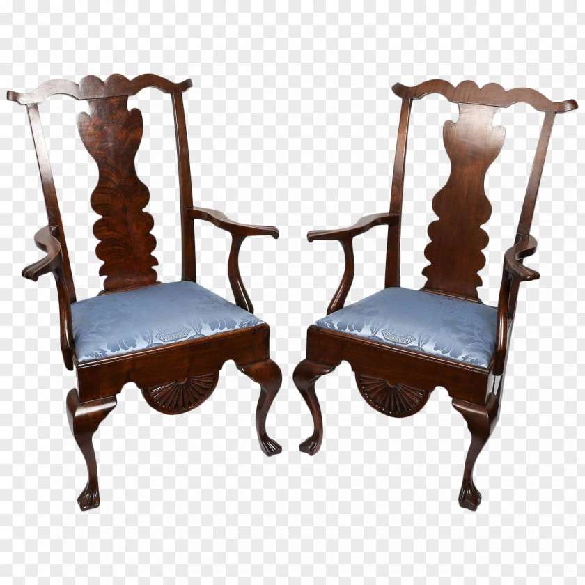 Chair 18th Century 19th Design Mahogany PNG