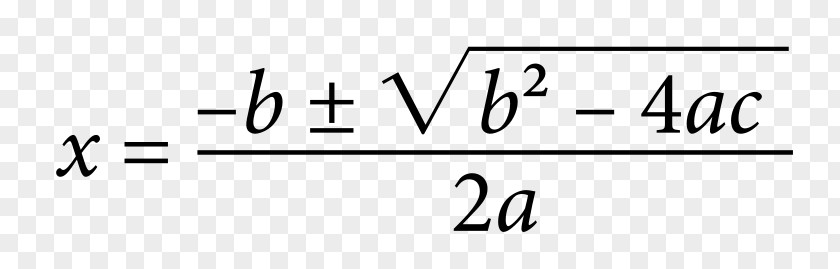Formula Cliparts Quadratic Equation Function PNG