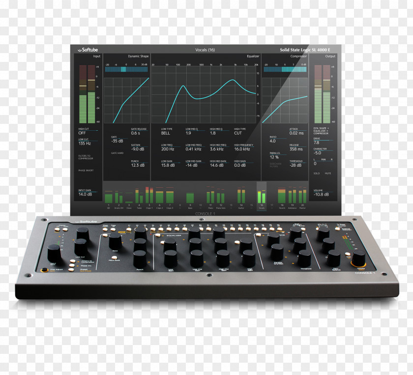 Temple Of Juno Moneta Softube Console 1 MKII Digital Audio Workstation Mixers Computer Software PNG