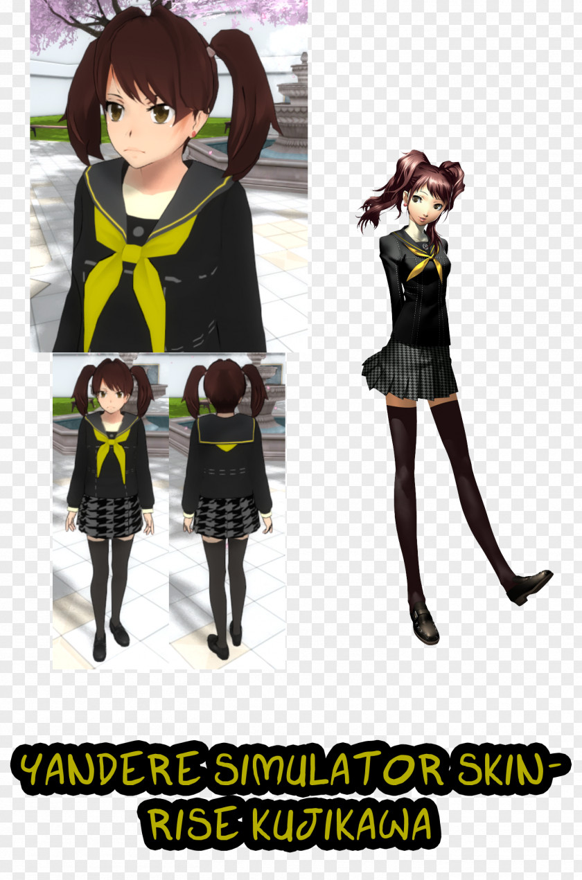 Aot Skin Hair Shin Megami Tensei: Persona 4 3 4: Dancing All Night 5 Rise Kujikawa PNG