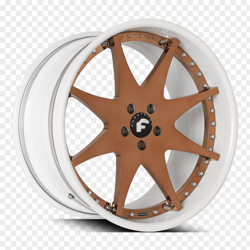 Car Alloy Wheel Forgiato Rim PNG