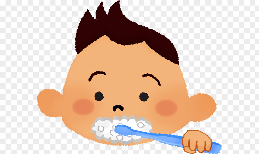 Nose Cartoon Cheek Child Smile PNG