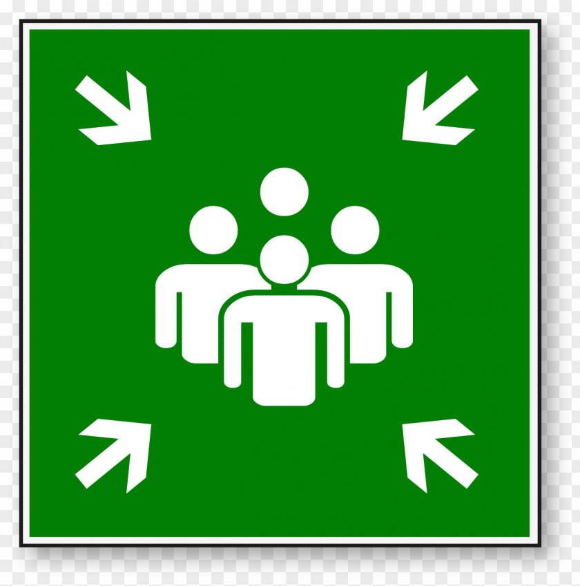 Reunion Meeting Point Signage Safety Symbol Clip Art PNG