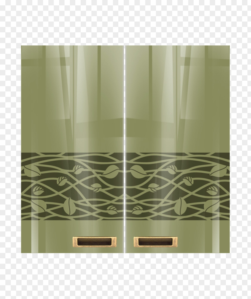 Bali Stained Glass Back Painted Furniture Door PNG