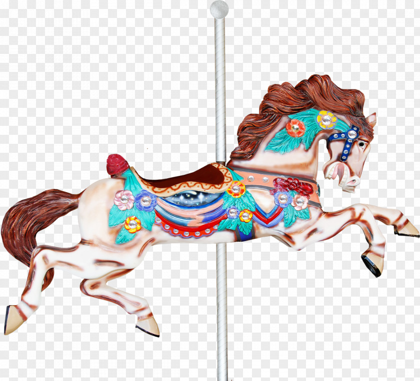 Cartoon Horse Carousel IFolder DepositFiles Amusement Ride PNG