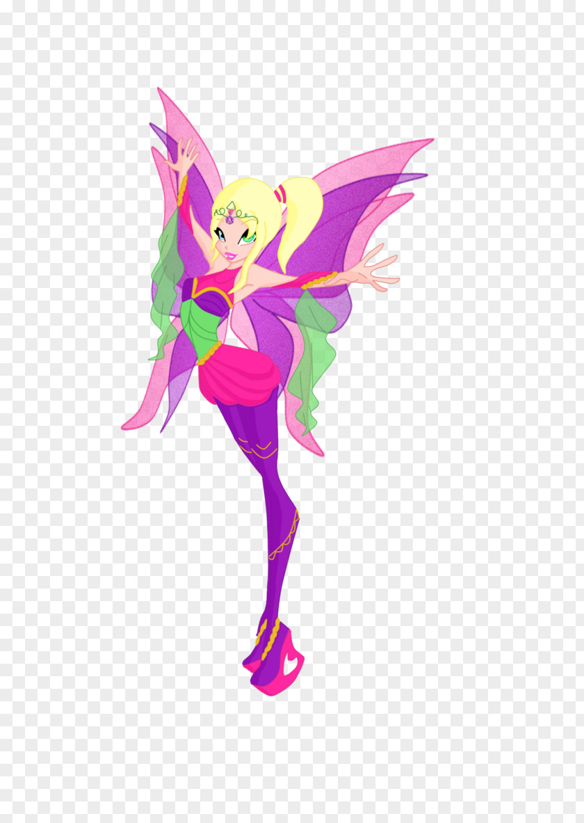 Fairy Cartoon Figurine Pink M PNG