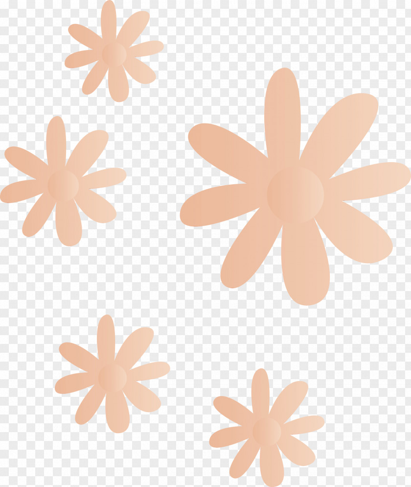 Petal Plant Pattern PNG