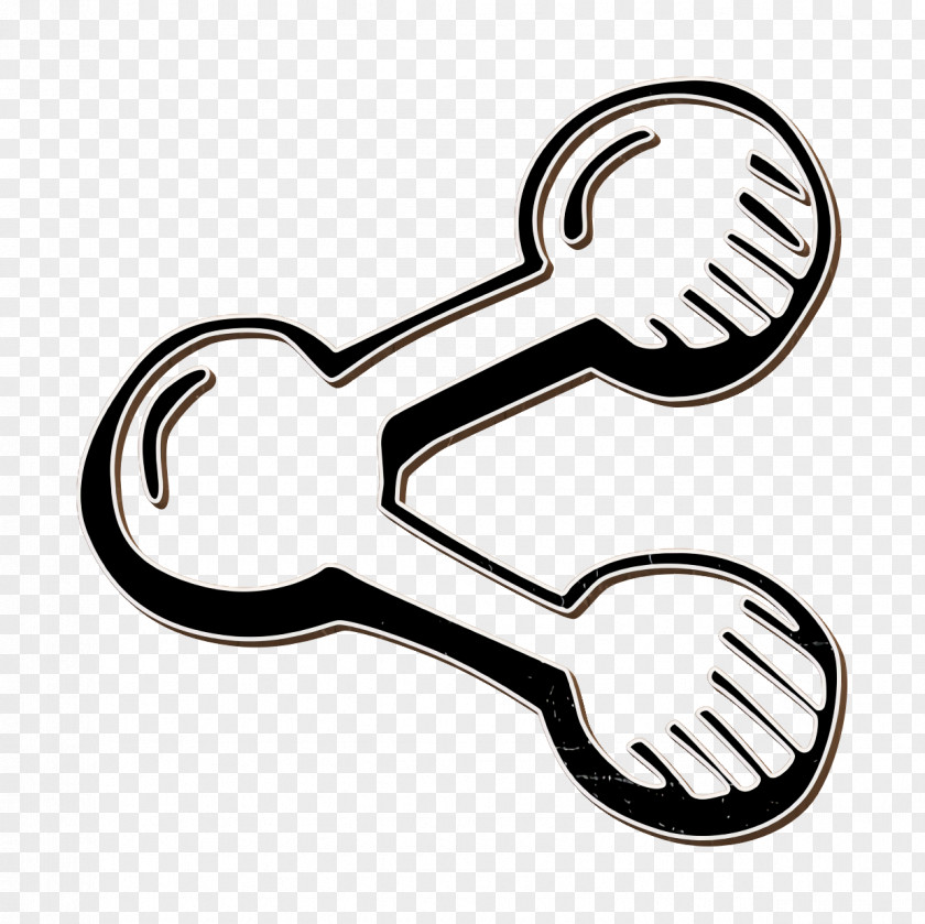 Symbol Logo Hand Drawn Icon Links Share PNG