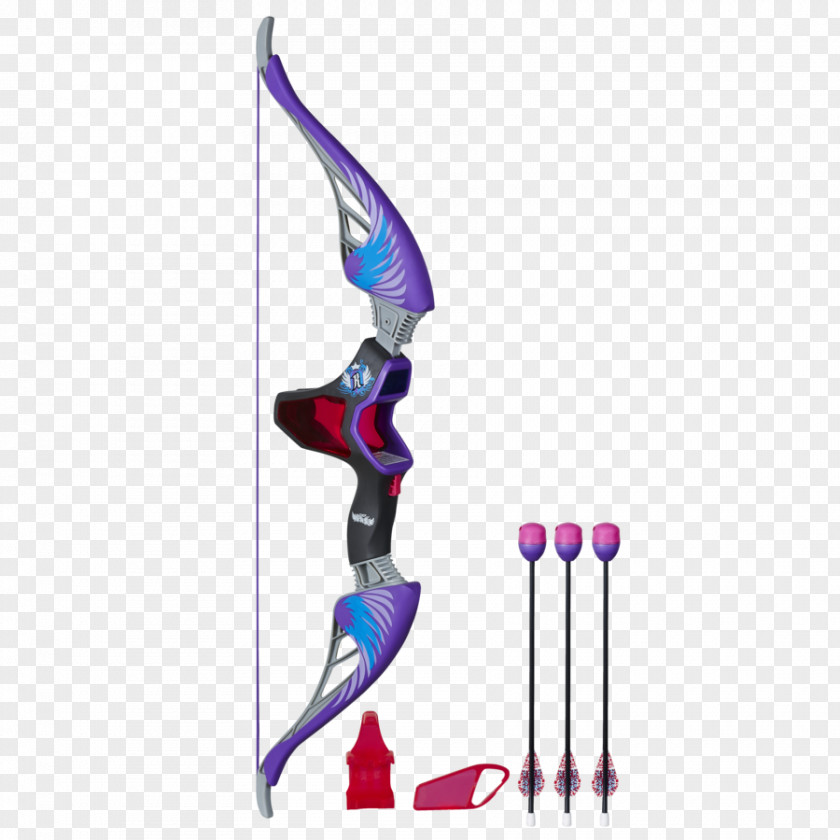 Toy NERF Rebelle Agent Bow Blaster And Arrow Nerf Heartbreaker PNG