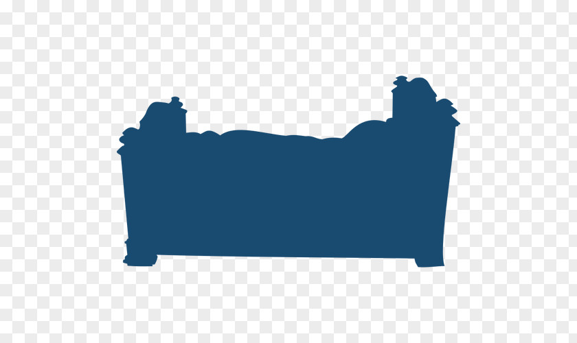Bed Daybed Furniture Silhouette PNG