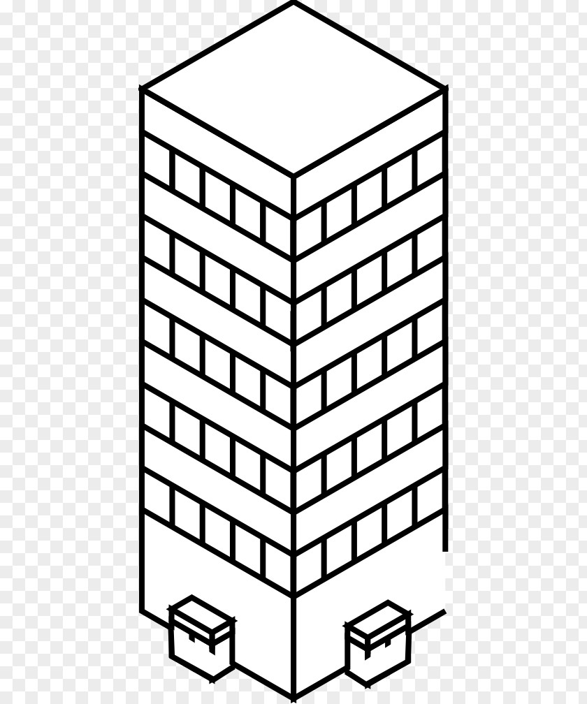 Black And White City Clip Art Skyscraper Vector Graphics Drawing PNG