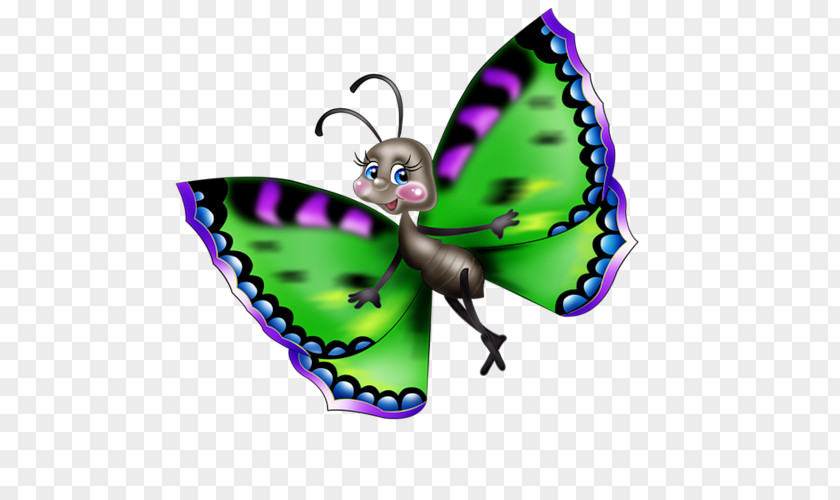Child Butterflies And Moths Clip Art PNG
