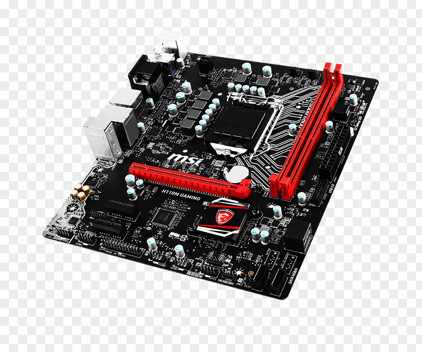 Intel LGA 1151 CPU Socket MicroATX Motherboard PNG