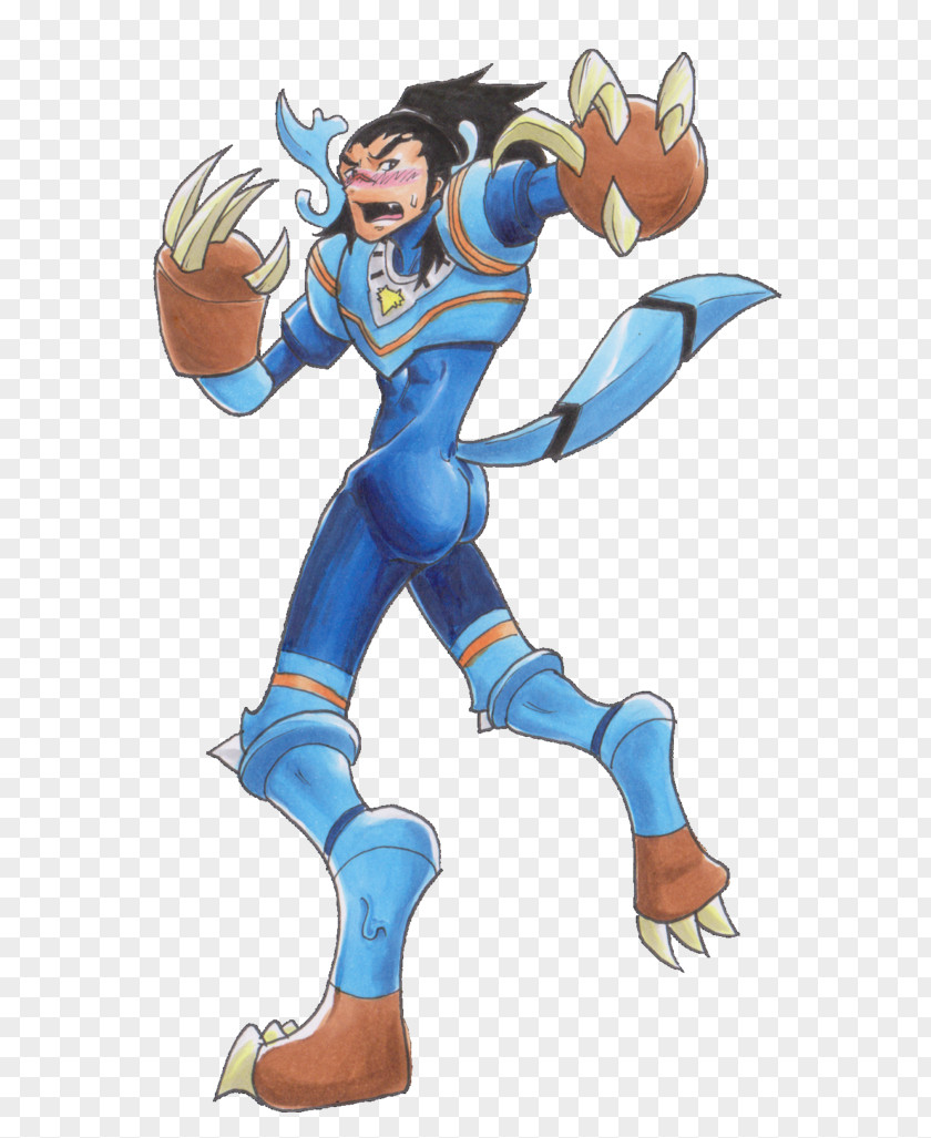 Mega Man Star Force X Gray Wolf Fan Art PNG