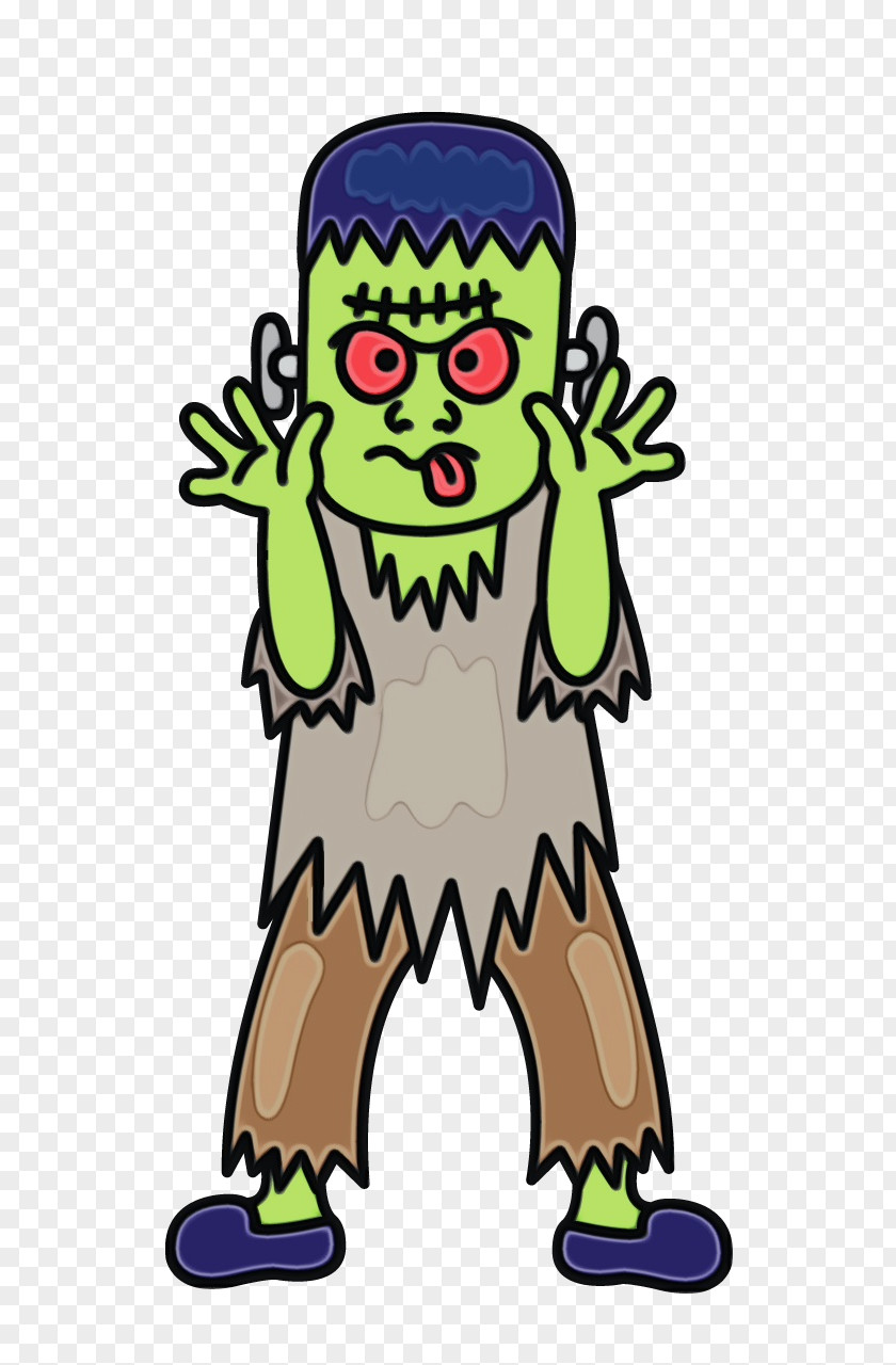 Plant Fictional Character Frankenstein Cartoon PNG