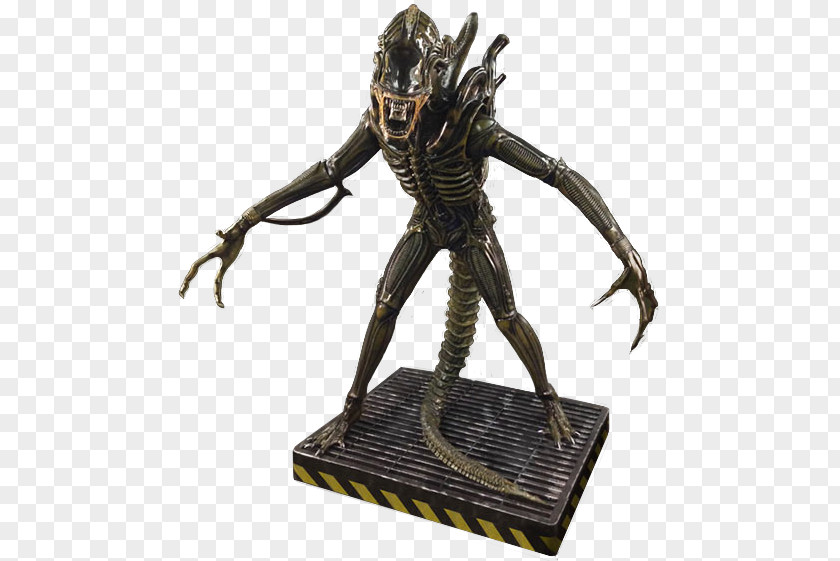 Alien Hollywood Statue Extraterrestrial Life Sculpture PNG