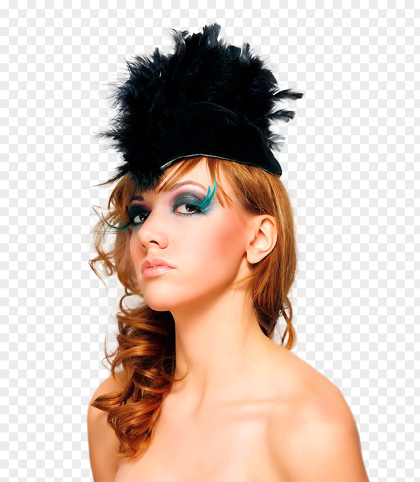 Black Hair Headpiece Brown Blond Female PNG