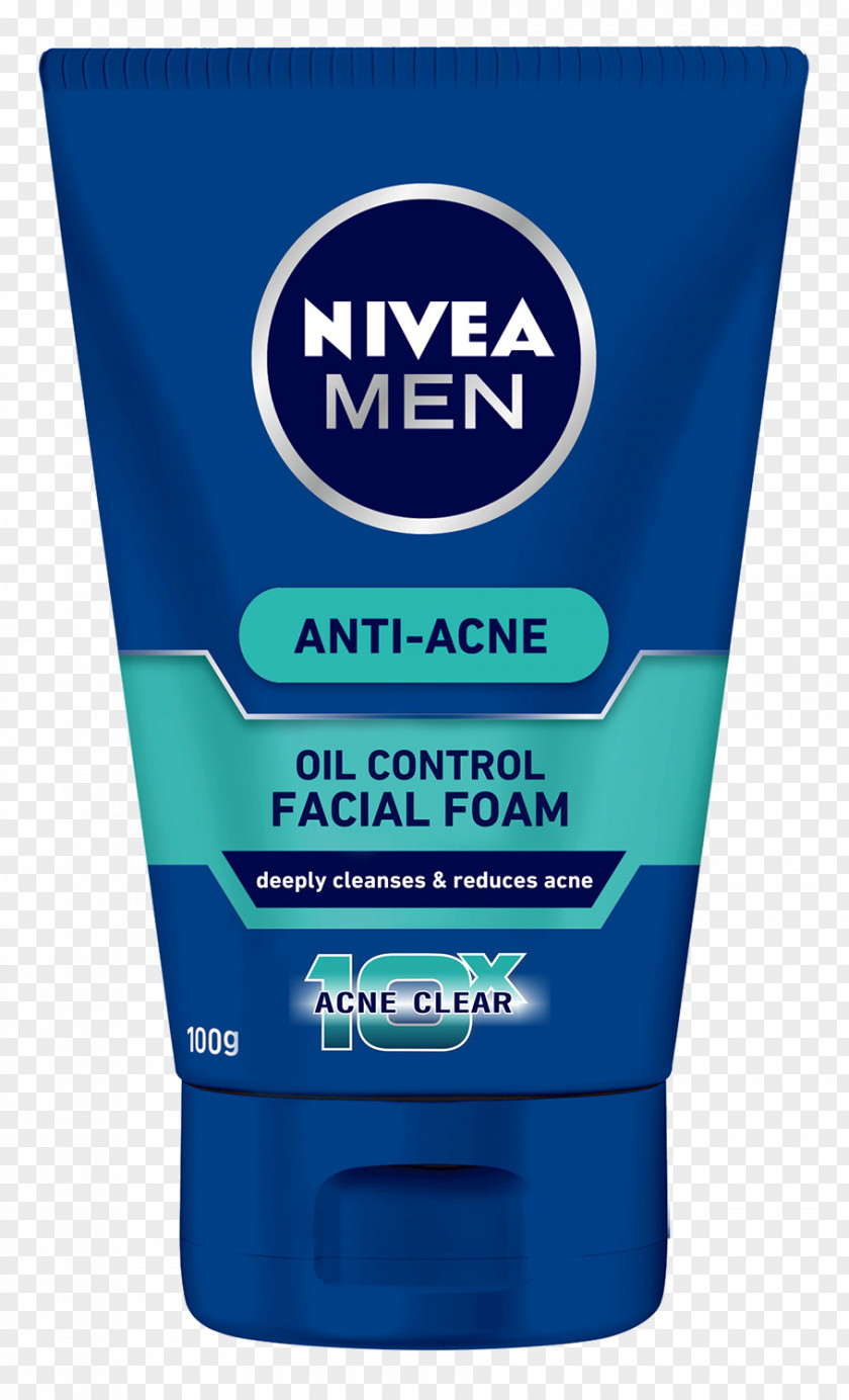 Facial Foam Nivea Cleanser Moisturizer Cream PNG