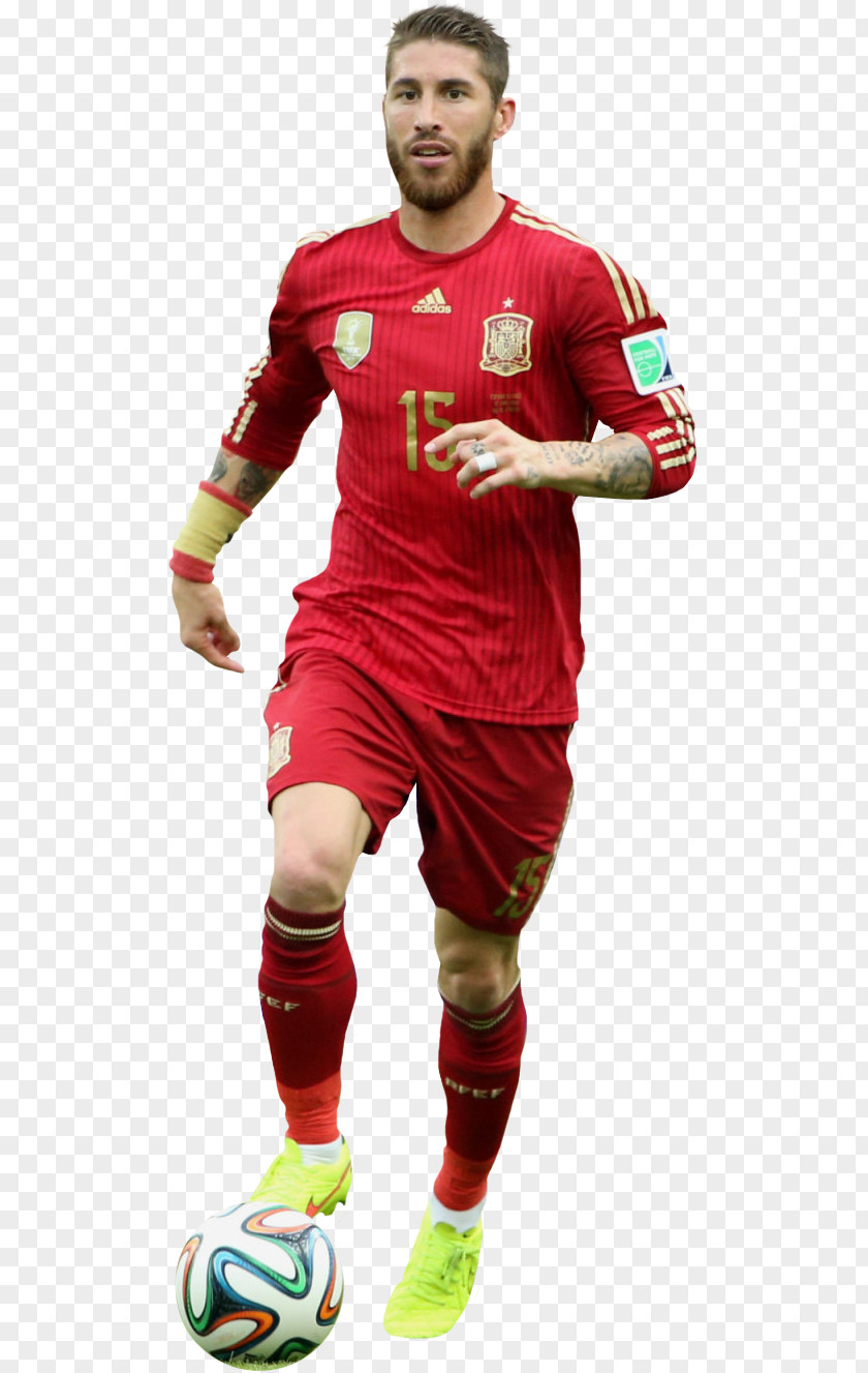 Football Sergio Ramos Spain National Team Player PNG