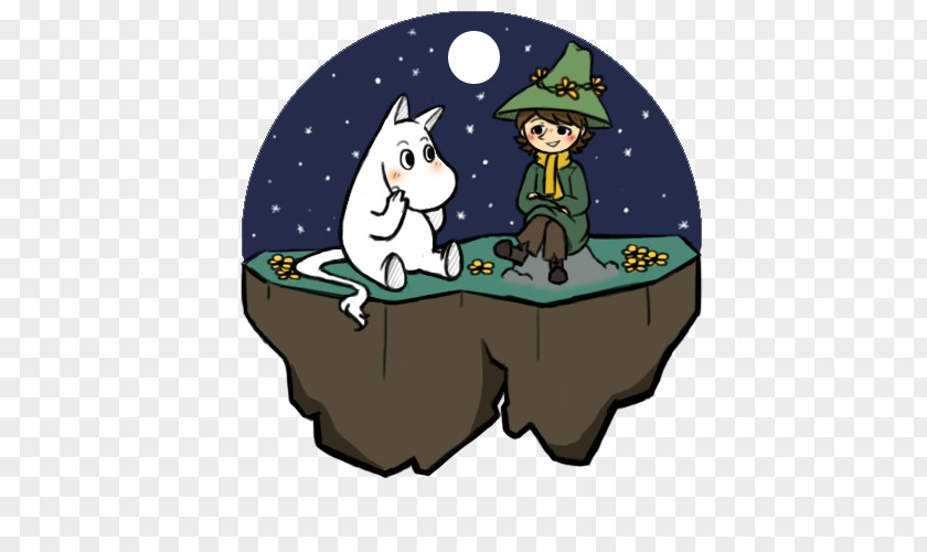 Transparent Moomin Snufkin Moomintroll Mammal Clip Art Illustration Christmas Ornament Character PNG