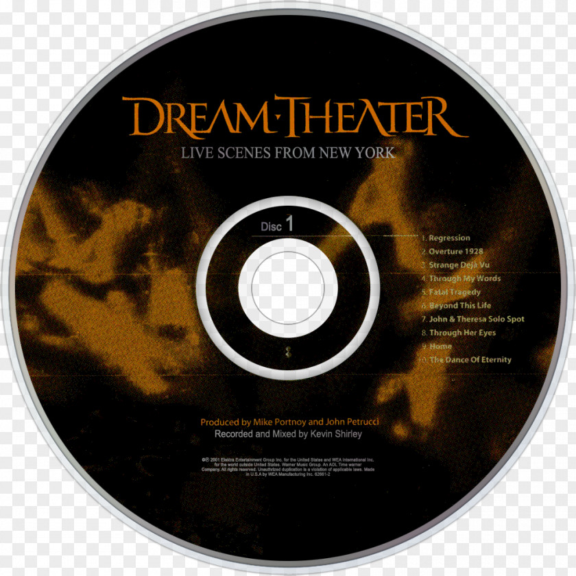 Dream Scene Compact Disc Awake Demos 1994 Theater Live Scenes From New York PNG