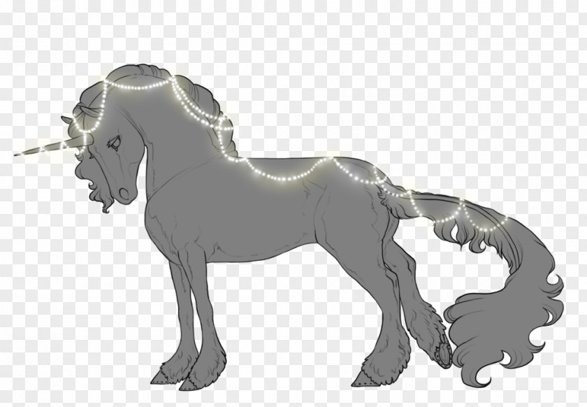 Fairy Lights Mustang Stallion Pack Animal Mammal Pony PNG