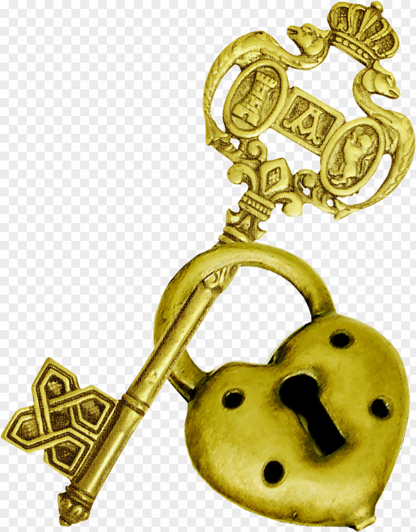 Heart Lock And Key Clip Art Image Download Allwedd PNG