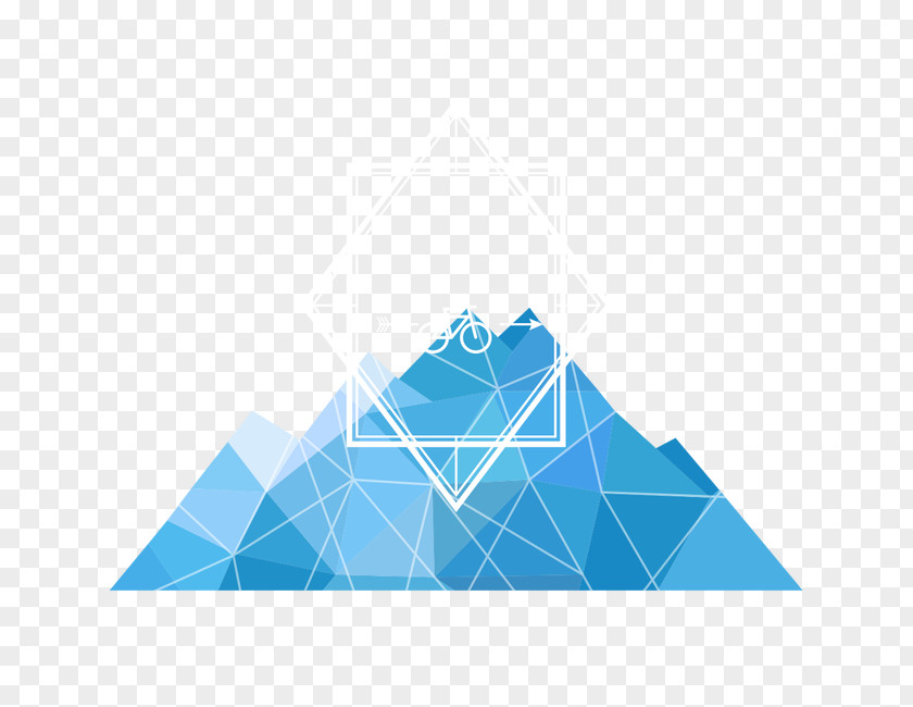 Iceberg Euclidean Vector PNG