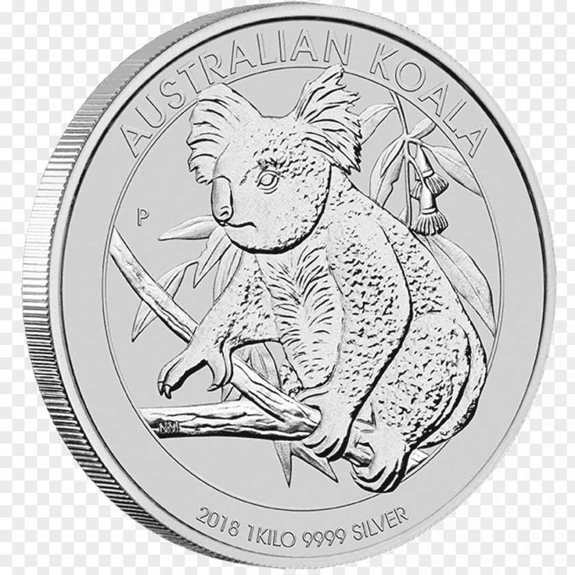 Koala Perth Mint Bullion Coin Silver Australian Kookaburra PNG