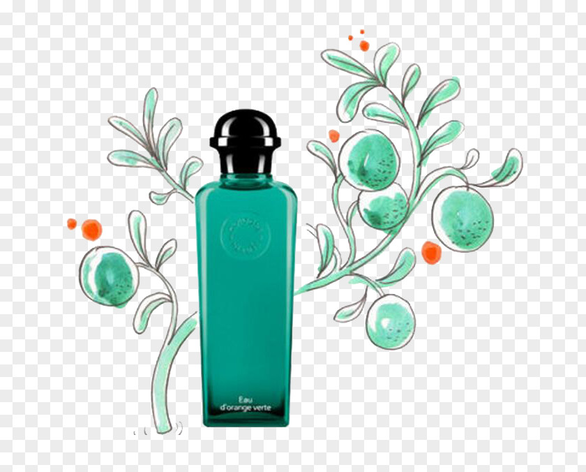 Perfume Mandarin Orange Lemon Eau Dorange Verte Hermxe8s PNG