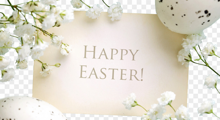 Romantic Happy Easter Card Bunny Cake Holiday Wallpaper PNG