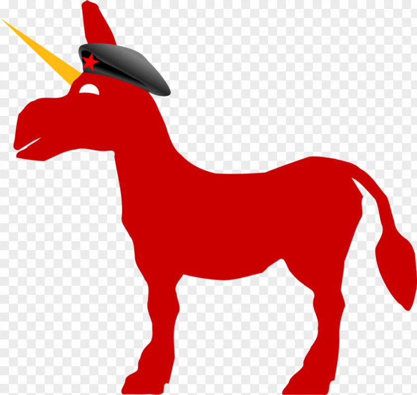 Silhouette Donkey PNG
