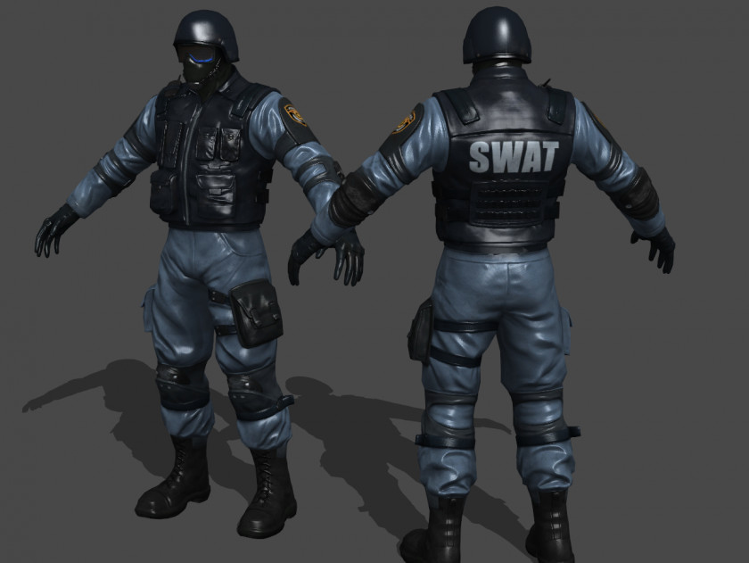 Swat Hatred Batman: Arkham Origins Soldier 3D Modeling DeviantArt PNG